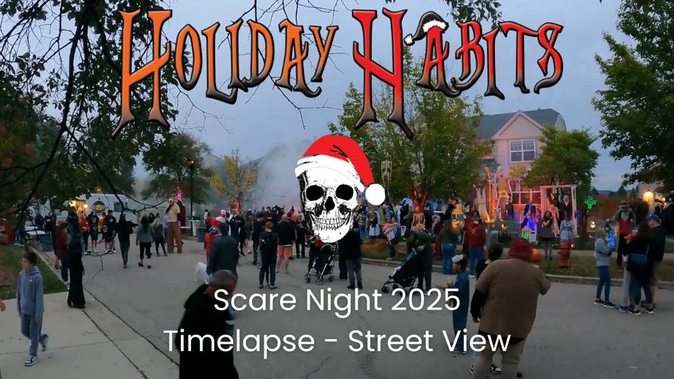 Scare Night 2025 Timelapse | Street View | Holiday Habits Special Event