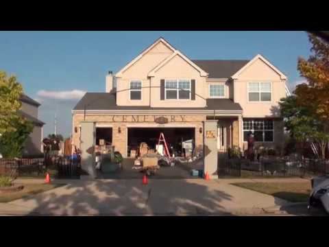 Home Haunt Setup Timelapse | Holiday Habits
