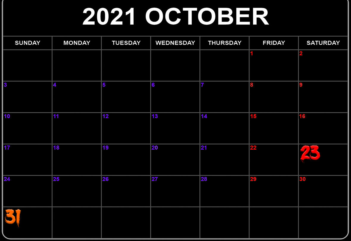 Calendar2021